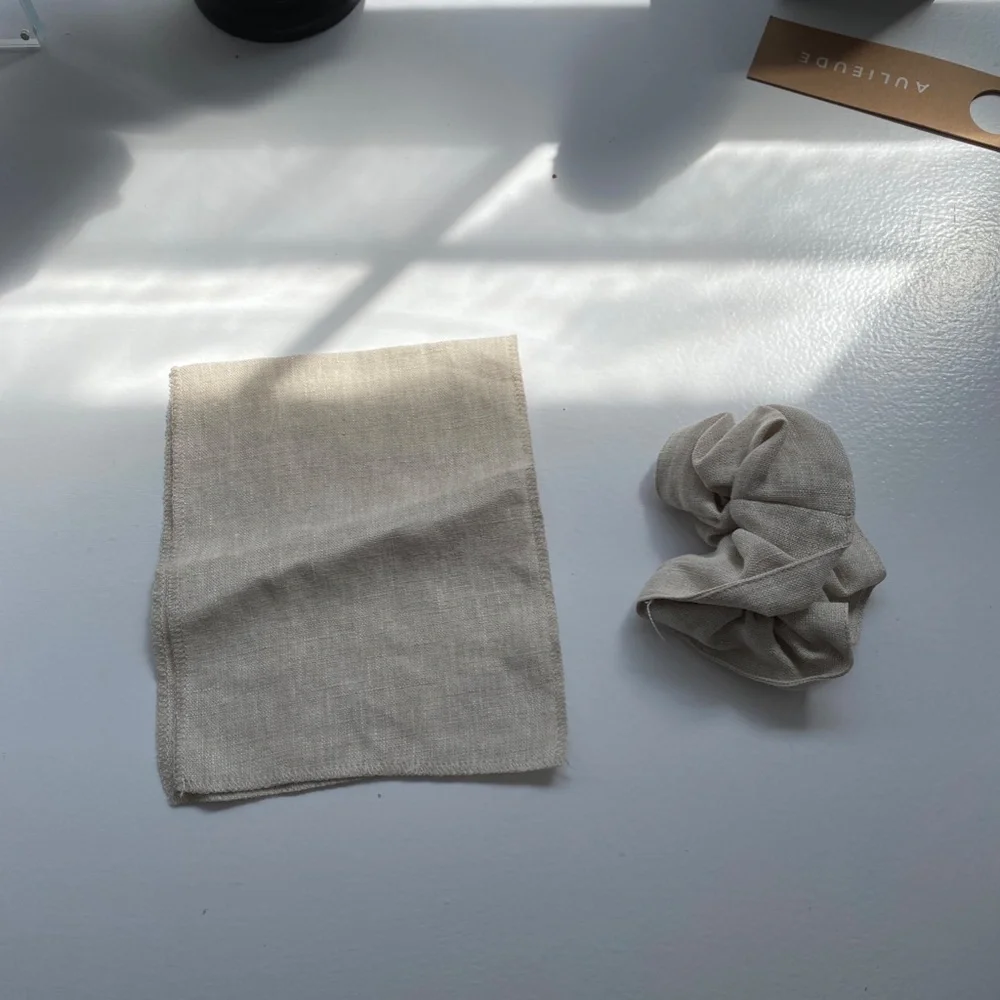 NWT Aulieude linen shorts (oat) - Picture 4 of 6